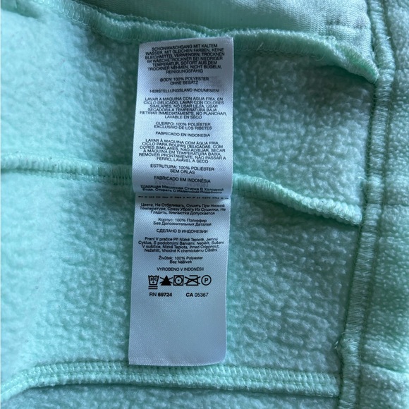 Columbia Girls' Benton Springs Fleece Jacket Light Green Sweater Size 2T - Picture 8 of 8